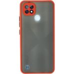 Nemere Mey Ithalat® Realme C21 Kılıf Montreal Silikon Kapak - Kırmızı - Renkli