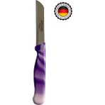 Nemere Meyve Bıçağı Doğrama Bıçağı ve Düz Soyacak Ebruli Mor Bıçak 1 Adet -SLG10 - Renkli