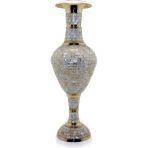 Nemere Pirinç Sedefli Vazo 45 cm - 1