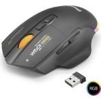 Nemere Tri Mode Mouse 12800 Dpi 7 Tuş Makro 1000Hz Rgb - Siyah W601B