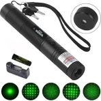 Nemere Wison WS-503 100MW 3.7V 3200 Mah Desen Başlıklı Şarjlı Yeşil Lazer Pointer (4887)