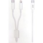 Nemere Yeni Nesil Usb-C To Lightning Usb-C Hızlı Şarj ve Data Kablosu 5.0A Hızlı Kablo 1 Metre 20W Nem - Renkli