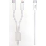 Nemere Yeni Nesil Usb-C To Lightning Usb-C Hızlı Şarj ve Data Kablosu 5.0A Hızlı Kablo 1 Metre 20W - Renkli