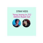 Nemika Stray Kids SKZ I.N Yang Jeongin 2 adet 44mm Buton Rozet - İğneli Çanta Süsü