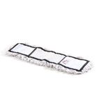 Nemli Palet Yedek Mop Paspas 50 Cm. / Nem Alıcı Mop - Pamuklu / Beyaz - 10 Adet