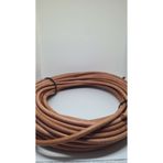 Nemma Deri 5 mm yuvarlak deri ip-sırım Naturel (3 metre)