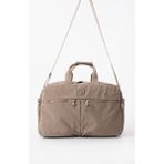Nemo Bags Gri Seyahat Çantası, Orta Boy, Valiz Askılı Bavul, Klinkır Su Geçirmez Kumaş Spor Çantası, 46X30CM - Açık Vizon
