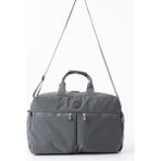 Nemo Bags Gri Seyahat Çantası, Orta Boy, Valiz Askılı Bavul, Klinkır Su Geçirmez Kumaş Spor Çantası, 46X30CM