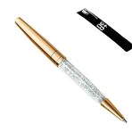 NEO+ (GOLD) - UK SELLER Crystal Ballpoint Pen Made with 140 sparkling Crystal Elements. Pen refill and pen pouch included. (GOLD)