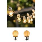 Neo Vista Rustik LED Ampul, X Tasarımlı, Dekoratif Aydınlatma, Enerji Tasarruflu (2, G45-4 watt)