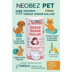 NeoBez Evcil Hayvan Kedi Köpek çin Dayanıklı Yeni Nesil Bez 40CM*40CM 50 Yaprak 4 Lü Paket - Beyaz