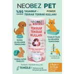 NEOBEZ Evcil Hayvan Kedi Köpek Için Dayanıklı Yeni Nesil Bez 40cm*40cm 50 Yaprak 4 Lü Paket