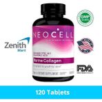 Neocell Marine Fish Collagen Hyaluronic Acid Copper Magnesium Zinc Vitamin C B12 B6 Parlak Cilt Kollajen