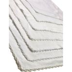 Neocotton Bebek Pamuklu Ağız ve Yüz Temizleme Mendili Nostalji Oyalı ( 7'li 22*22 cm ) - 0 - 26 Ay - Beyaz