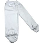 Neocotton Pamuklu Patıklı Bebek Tek Alt Pantolon - Beyaz - 0 - 3 Ay