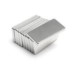 Neodyum Mıknatıs Dikdörtgen 20x10x2 mm (10 Adet Set)