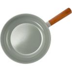 Neoflam 26 cm Döküm Ahşap Saplı Wok Tava