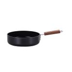 Neoflam Bien Siyah 24 cm Alüminyum Döküm Wok Tava