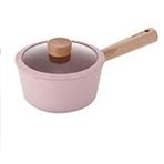 Neoflam Blossom Alüminyum Döküm 18 cm Pembe Sos Tenceresi