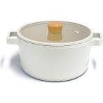 Neoflam Fika 26x13 cm Cam Kapaklı Derin Tencere