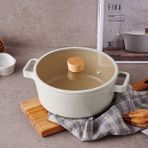 Neoflam Fika Alüminyum Döküm Tencere - 24 cm - Renkli - tek ebat