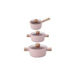 Neoflam Fika Blossom 6 Parça Tencere ve Tava Seti