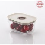 Neoflam Fika Clik Dikdörtgen Vakumlu Saklama Kabı Bej 470ml - 470 ml