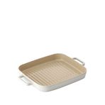 Neoflam Fika Krem Dikdörtgen Alüminyum Grill Tava 28 Cm
