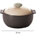 Neoflam Kizzel Seramik Tencere Seramik Kapak 2 lt 20 cm