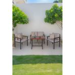 Neokas Bahce Mobilyası, Modern Balkon Mobilyası, Kafe Oturma Takımı, Teras Koltugu, 1+1+2+M