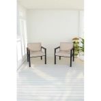 Neokas Balkon Mobilyası, Metal Oturma Grubu, Balkon Seti, Kafe Koltuğu, Teras Takımı, 2 Tekli Koltuk