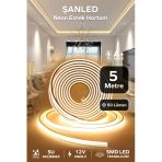 Neon 12 Volt Esnek Hortum Led Gün Işığı 5 Metre