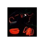 Neon 2 Metre Kırmızı Renk Ip Led Araç Içi Ip Torpido Şerit 12v Adaptörlü