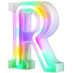 Neon Gece Lambası, LED Neon Harf Işıkları, Işıklı LED Harfler Işıklar Işıklar Seçim Çerçevesi Harfler Işıklar Harfler Neon İşaretler Pil USB(R)