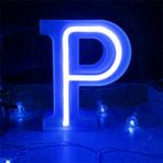 Neon Gece Lambası, LED Neon Harf Işıkları, Işıklı LED Harfler Işıklar Işıklar Seçim Çerçevesi Harfler Işıklar Harfler Neon Tabelalar Pil USB (P)