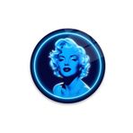 Neon Görünümlü Marilyn Monroe Cam Tablo | Hediyelik, Dekoratif, Ofis, Mutfak