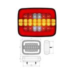 Neon Led Mf 275 12V 202205d Römork Sabit Sinyalli Led Stop Lambası 1 Adet