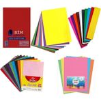 Neon Plus 10 Renk 24x34 cm Fon Kartonu Krapon Kağıdı Eva
