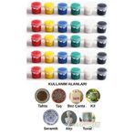 NEON PLUS 5 Adet 6'lı 3ml Akrilik Boya, Etkinlik Boyama, Çocuk Boyama