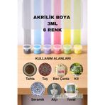 NEON PLUS Akrilik Boya Chalky Renk 3ml (6 Renk)