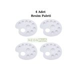 NEON PLUS Resim Paleti 4 Adet, Boya malzemeleri