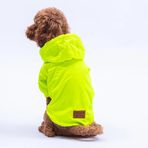 Neon Sarı Mont Köpek Mont Köpek Kıyafeti Köpek Yağmurluğu Küçük Ve Büyük Irklar İçin sari