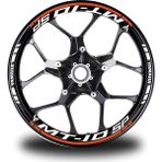 Neon Sarı Yamaha Fazer Takım Jant Sticker Etiket