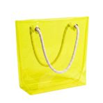 Neon Şeffaf PVC Plaj & Günlük Tote Çanta 20Litre Hacim – Halat Saplı Modern Tasarım (Neon Sarı, 20 Litre)