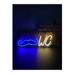 Neonite 'ERKEK WC' Işıklı Neon Led Dekoratif Duvar Yazısı Tabelası (35X13CM)