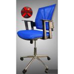 Neonx Neonx/kelebek Çalışma Sandalyesi Metal Ayaklı/personel Koltuğu/ofis Sandalyesi/ofis Kolltuğu//genç Odası/çocuk Odası - Mavi