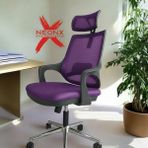 Neonx|felix Çalışma Koltuğu|ofis Koltuğu|yönetici Koltuğu|ergonomik - Mor