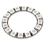 Neopixel 16 Rgb Led Halka Kartı Dahili Sürücülü - Neopixel Ring - 16 X Ws2812 5050 Rgb Led With Inte