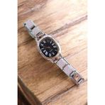 Neorney Vintage Minimal Çelik Ayarlanabilir Kordonlu Retro Kordon Oval Gold Kadın Kol Saati - Gri