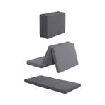 Neosleep Katlanır Yatak Yer Yatağı Misafir Yatağı Yoga Yatağı Kamp Yatağı Katlanır Yatak 10 Cm Kalınlık Neo009 Gri
